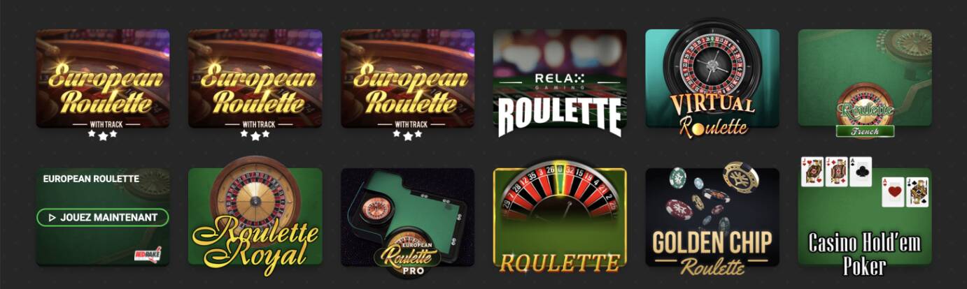roulette Winoui casino